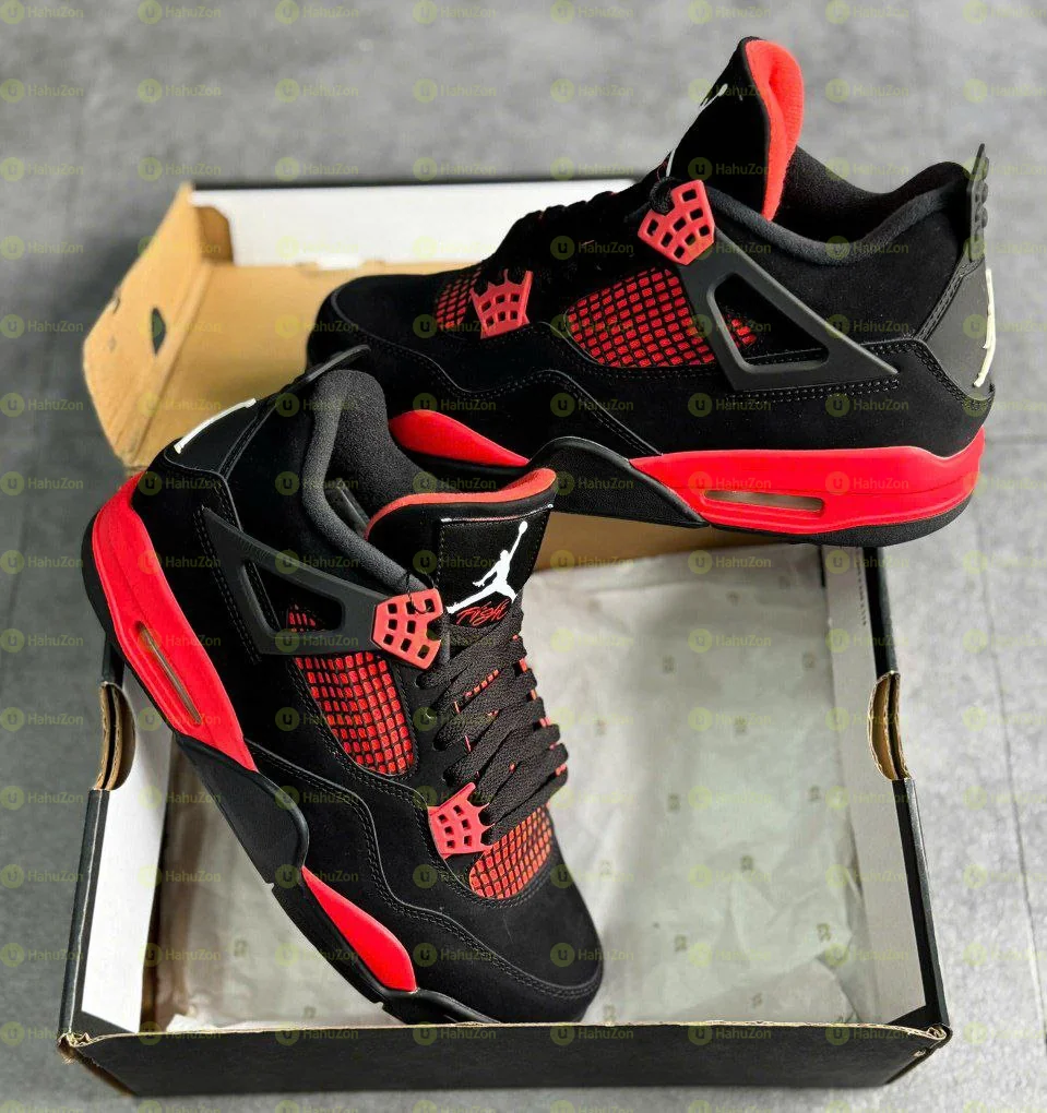 Air Jordan 4 Retro Mid Thunder Red Men's Shoes