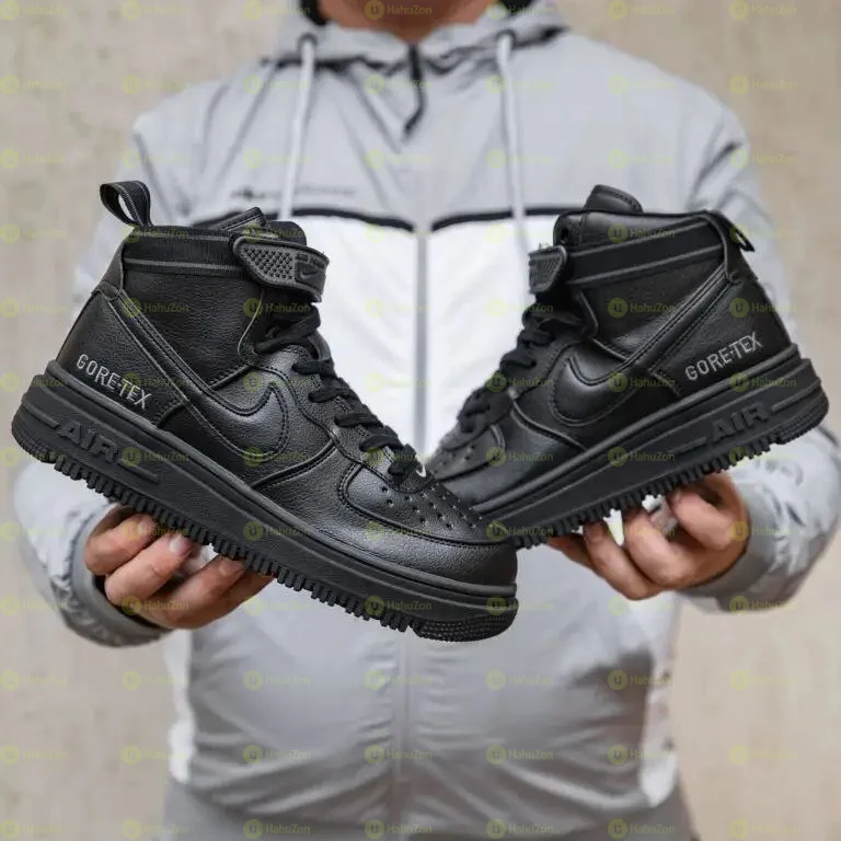 Nike Air Force 1 High Gore-Tex Triple Black Men's Shoes