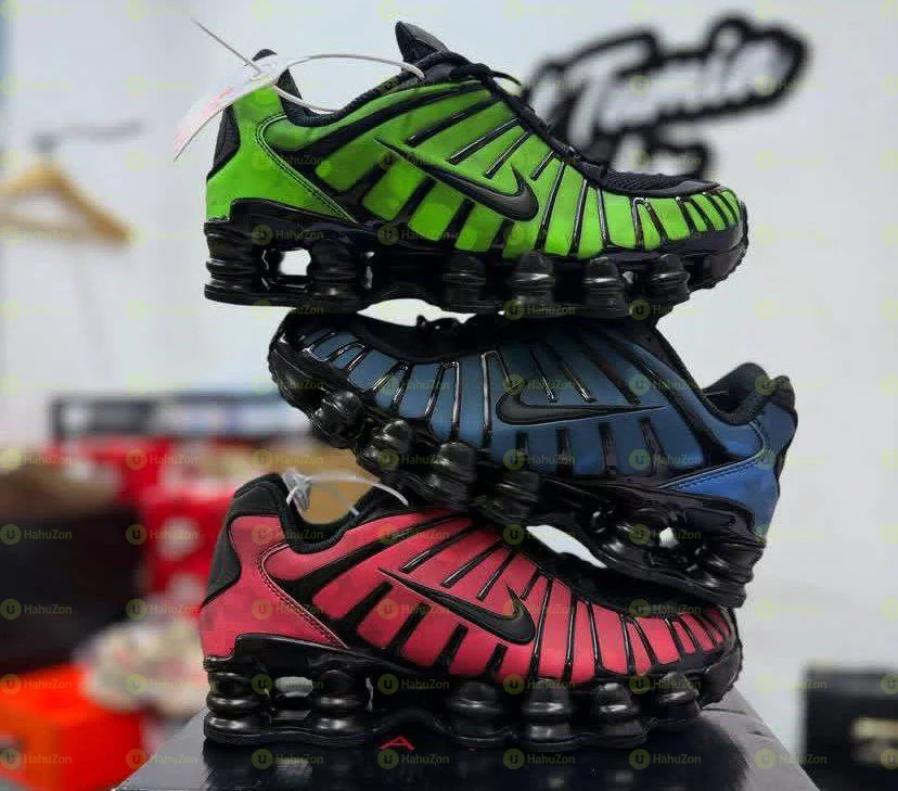 Nike Air Max Shox TL Black UNI Blue Men's Shoes