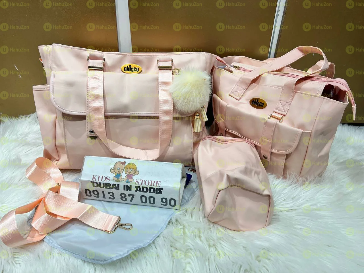 Chicco leather 4 in 1 Mama Bag