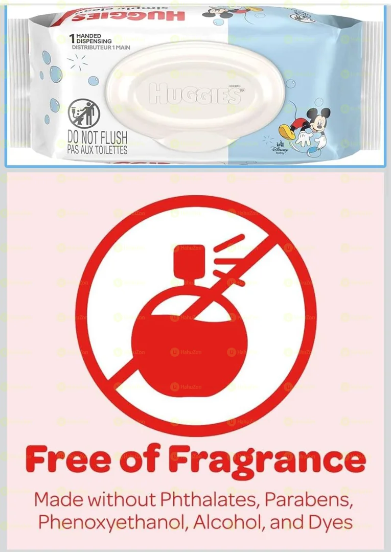 Huggies Simply Clean Unscented Baby Diaper Wipes