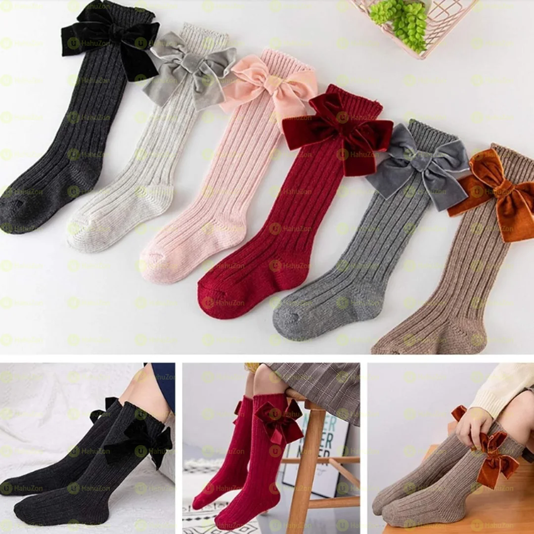 New winter Baby Girls knee High socks