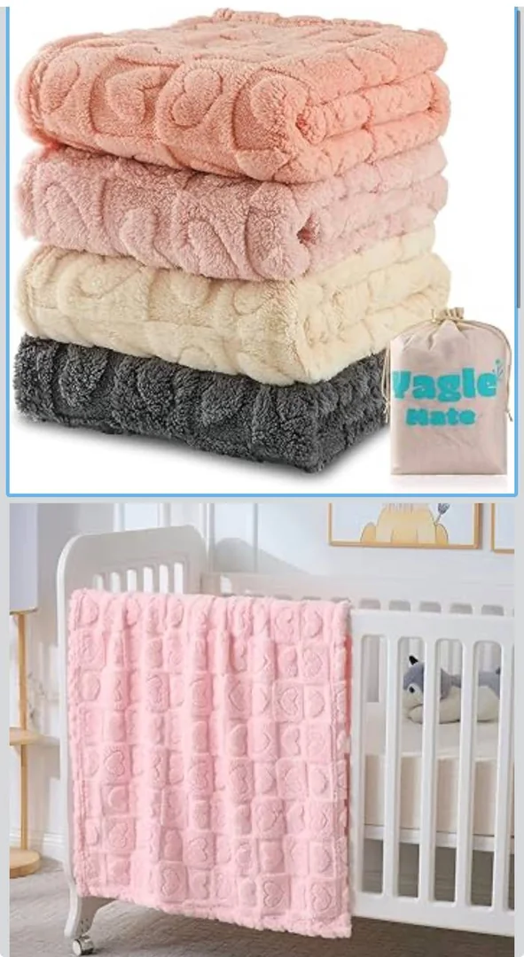Baby Blankets for Boys and girls Soft Toddler Small Blanket