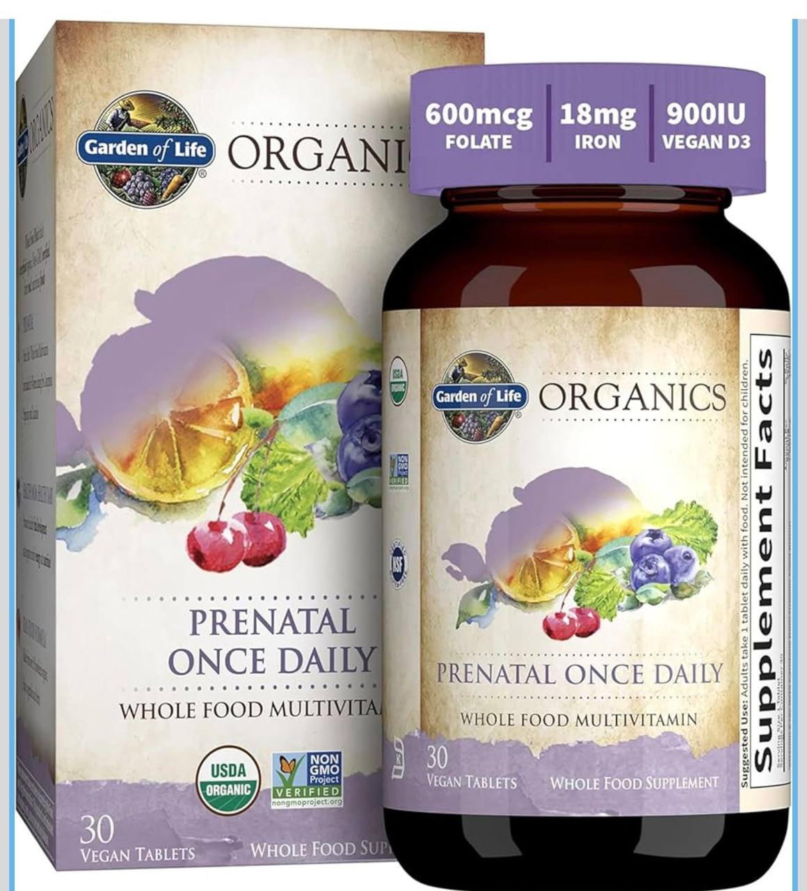 Garden of Life Organics Prenatal Vitamin