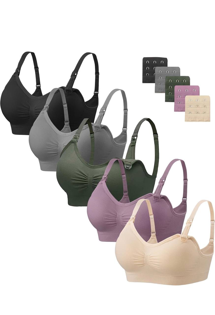 Maternity Breastfeeding Seamless Wireless Sleep Bra