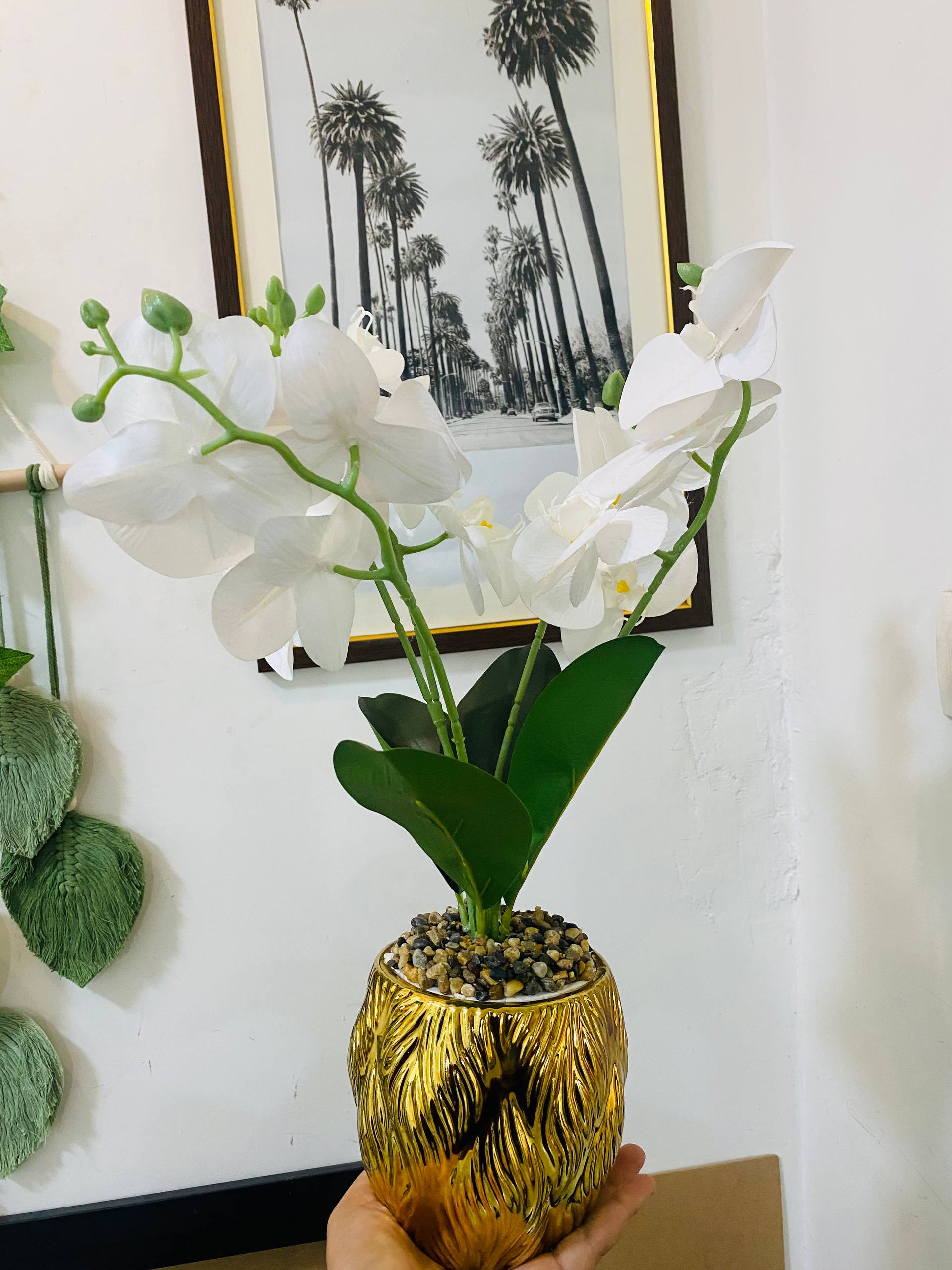 Ceramic Golden Vand Flower