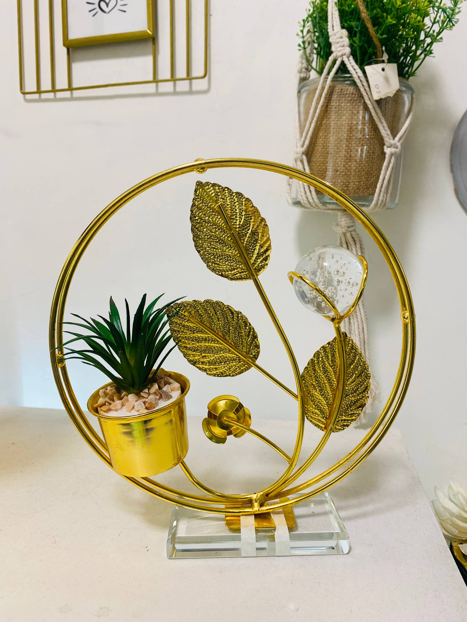 Elegant Crystal Ball Decorative Ornament