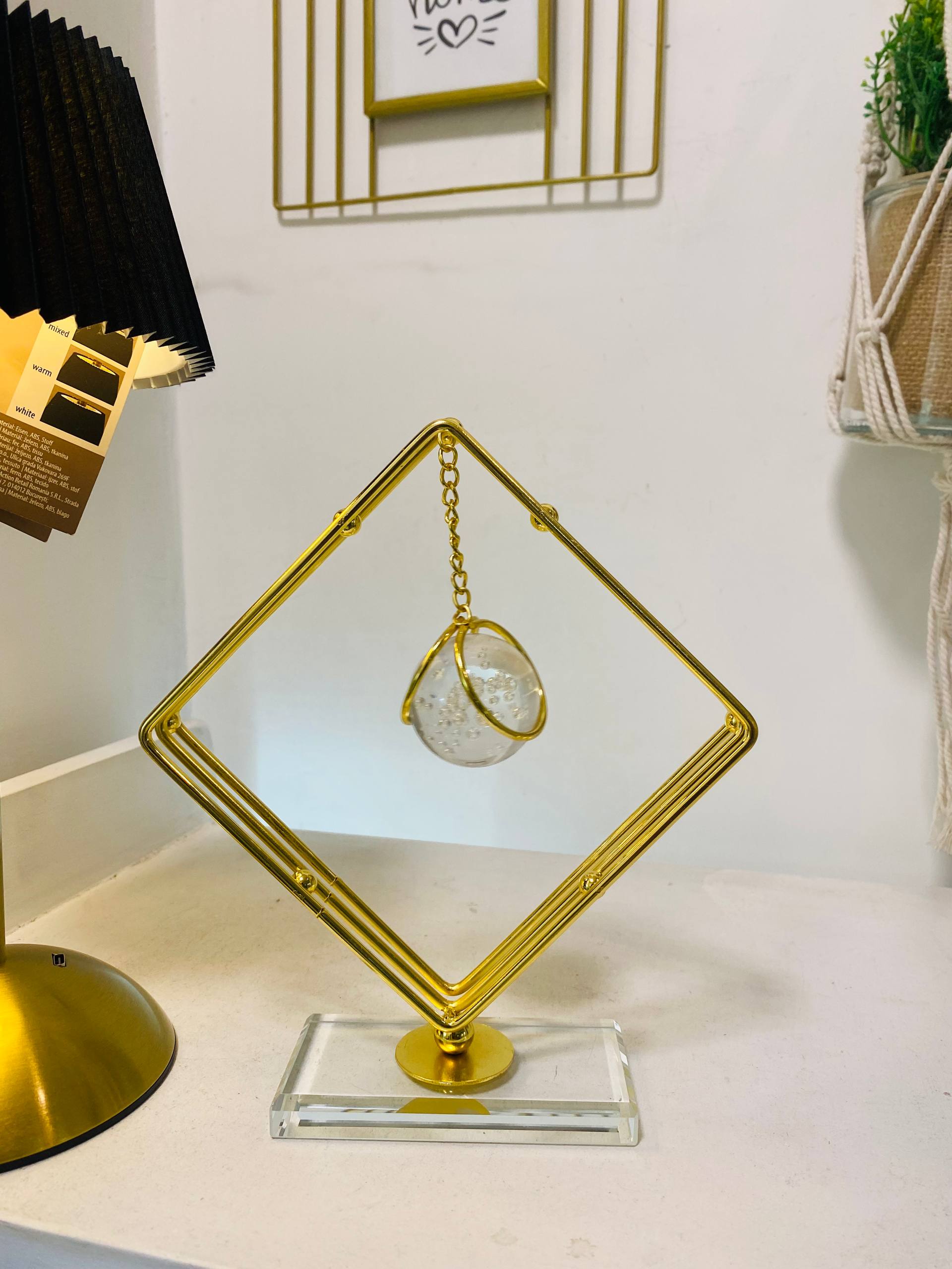 Elegant Crystal Ball Decorative Ornaments