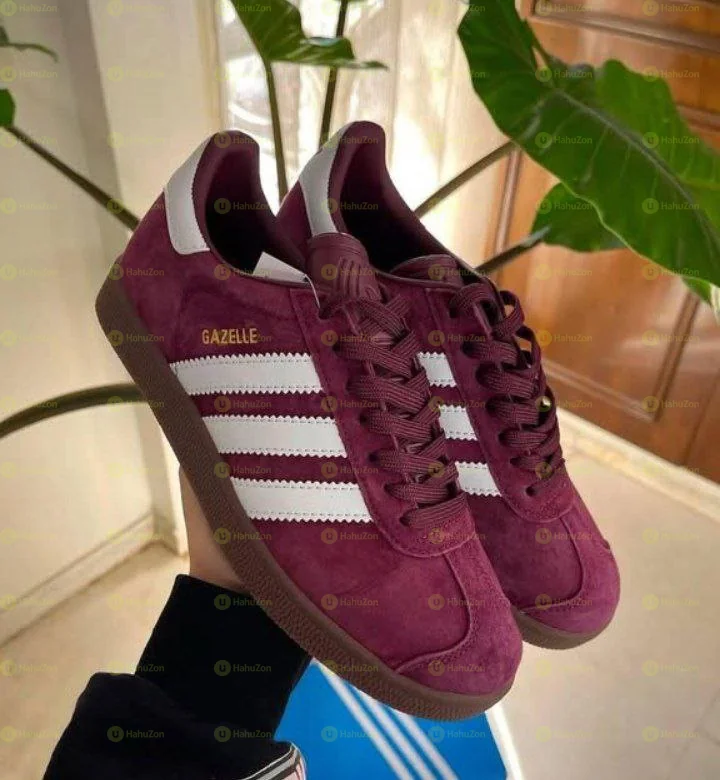 Adidas Gazelle Maroon Burgundy WMNSC Shoes