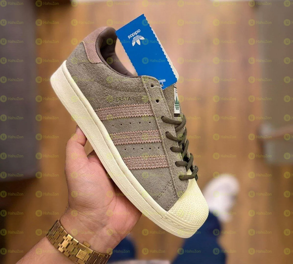 Adidas Superstar Originals Olive Strata Men's Shoes