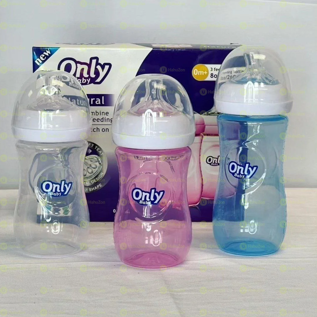 3 pc Only Baby Feeding Bottles