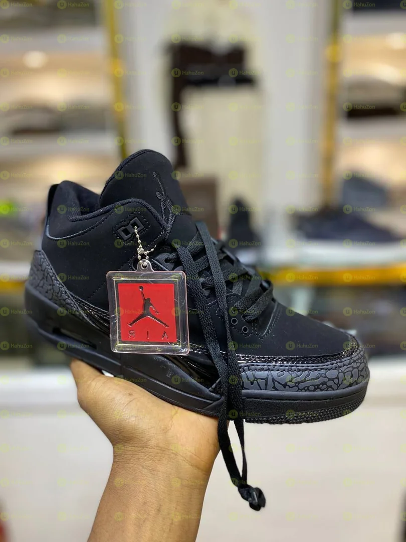 Jordan 3 Black Cat Men's Shoes