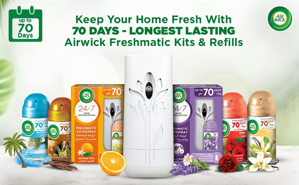 Airwick Automatic Air Freshener with Dispenser