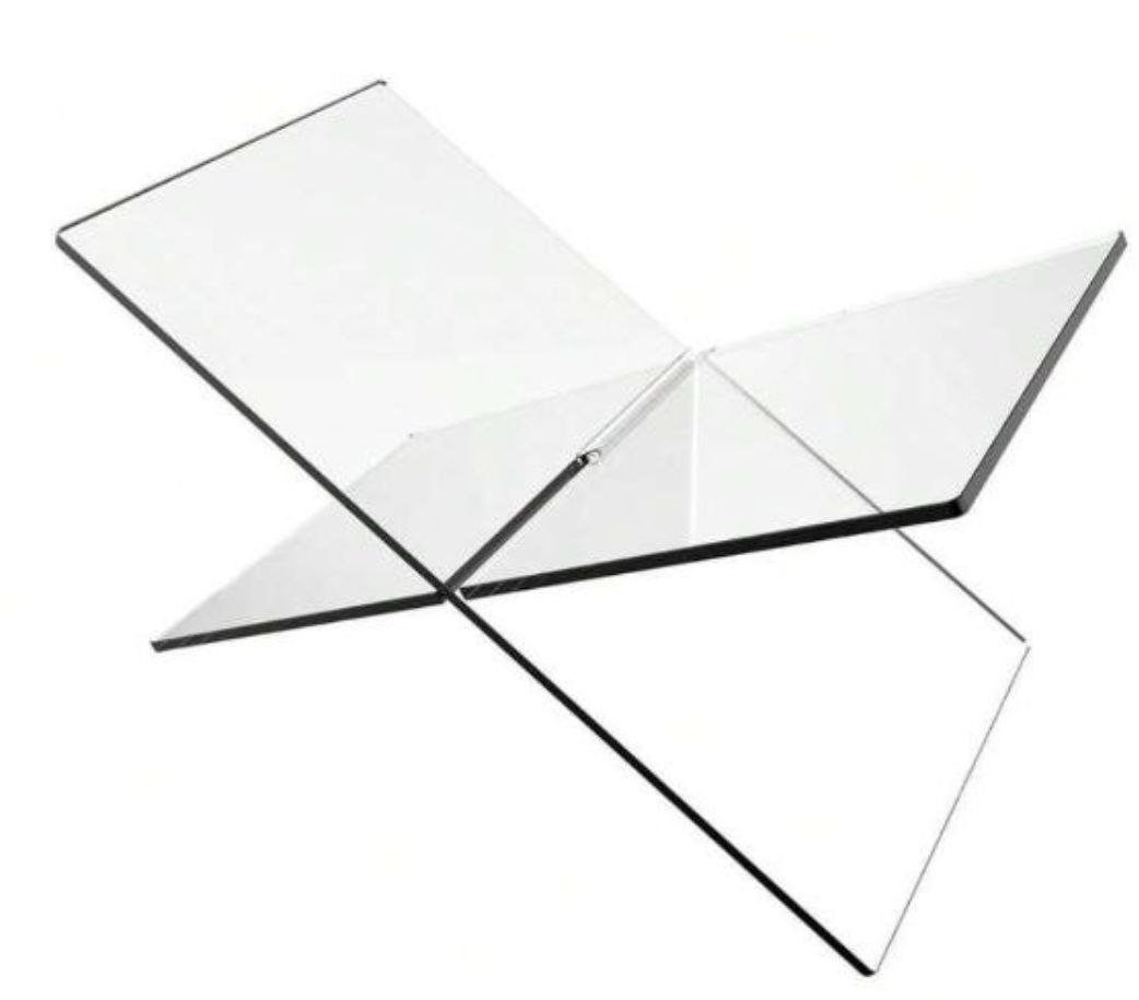 Transparent Acleric Reading Book Rack