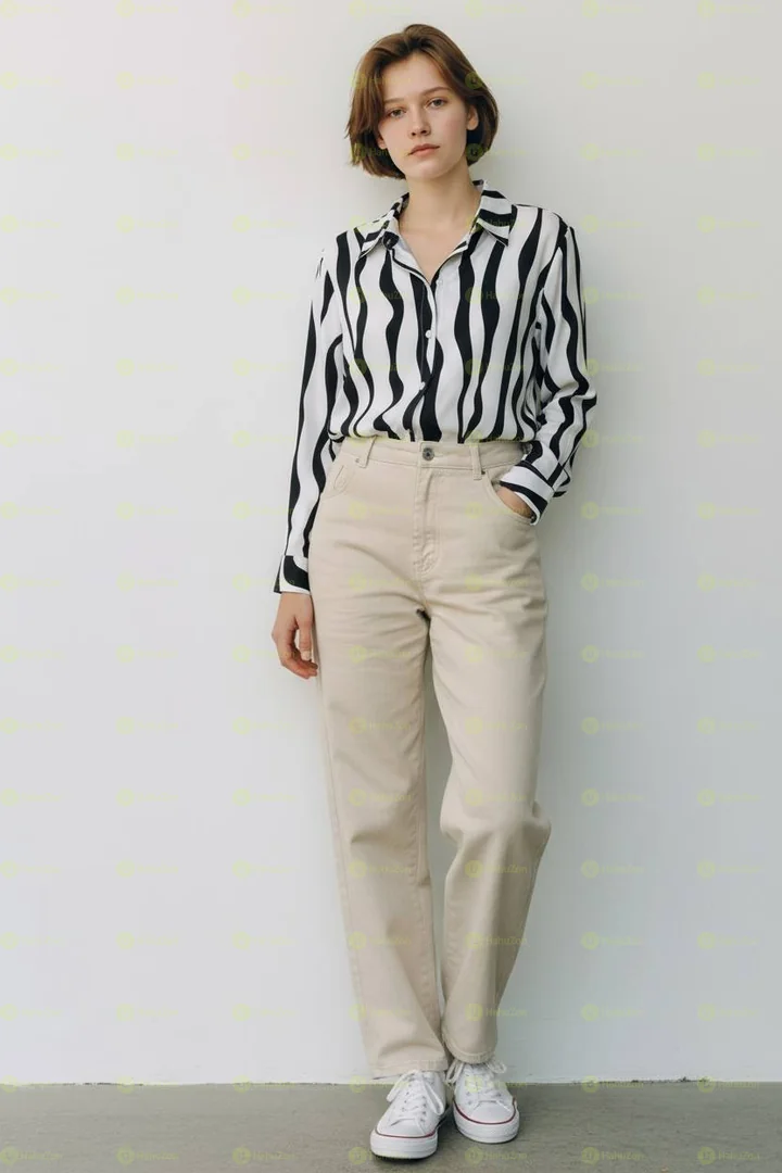 Beautiful Strip Blous