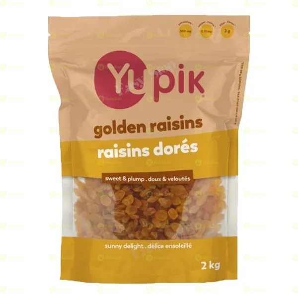 Yupik Golden Raisins 2 kg Pack