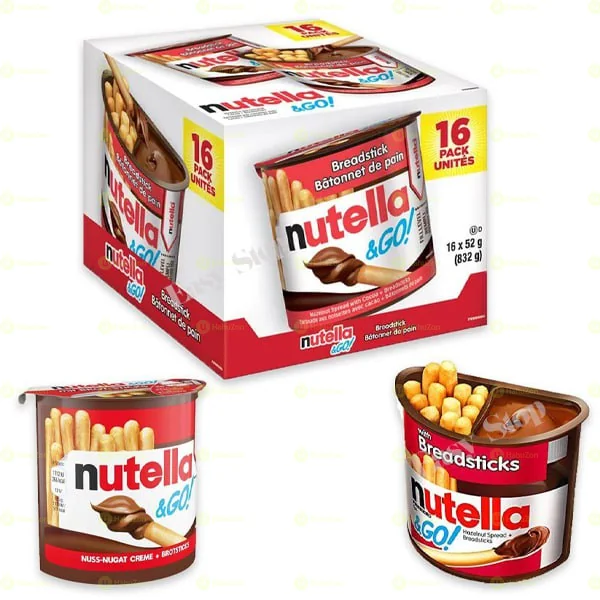 Creamy Nutella With Crunchy Breadsticks