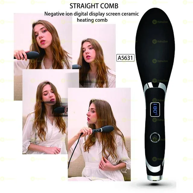 የፀጉር ማለስለሺያና ማበጠሪያ