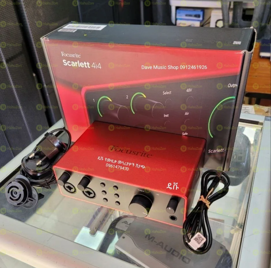 Focusrite Scarlett 4i4 4th Generation Sound Card