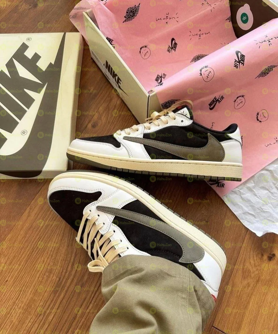 Nike Jordan 1 Travis Scott  Olive Low Shoes