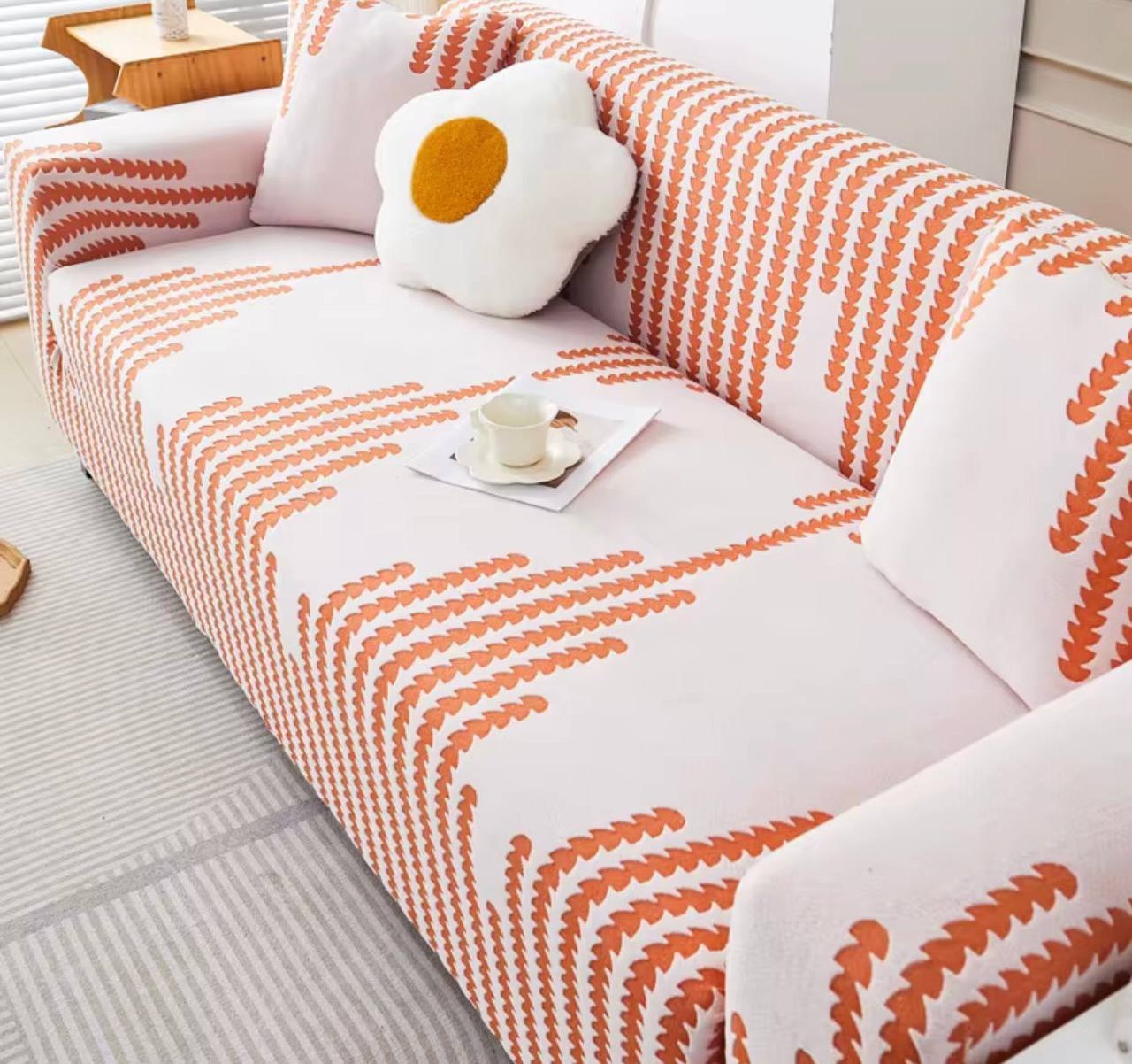 Reversible Chenille Sofa Cover
