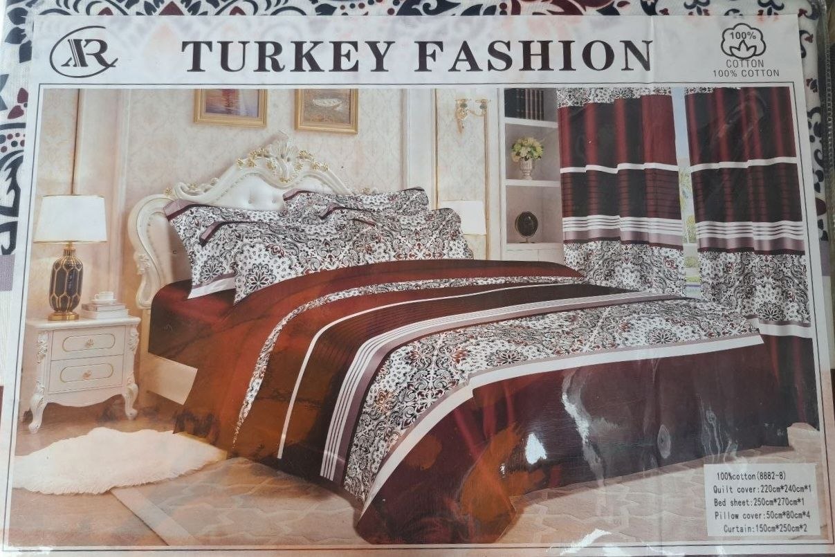 8 Pcs Duvet Cover Set