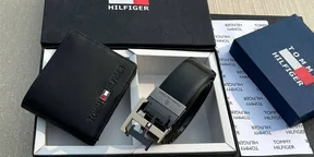 Tommy Hilfiger Belt and Wallet Combo