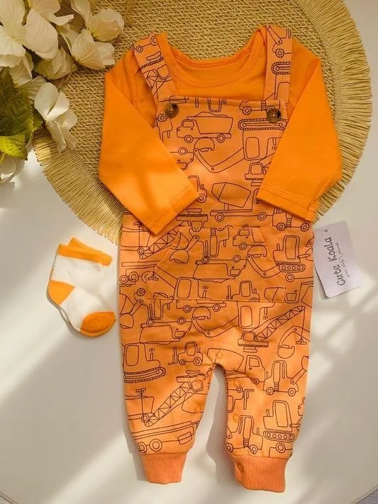 3 Pcs Baby Jumpsuit