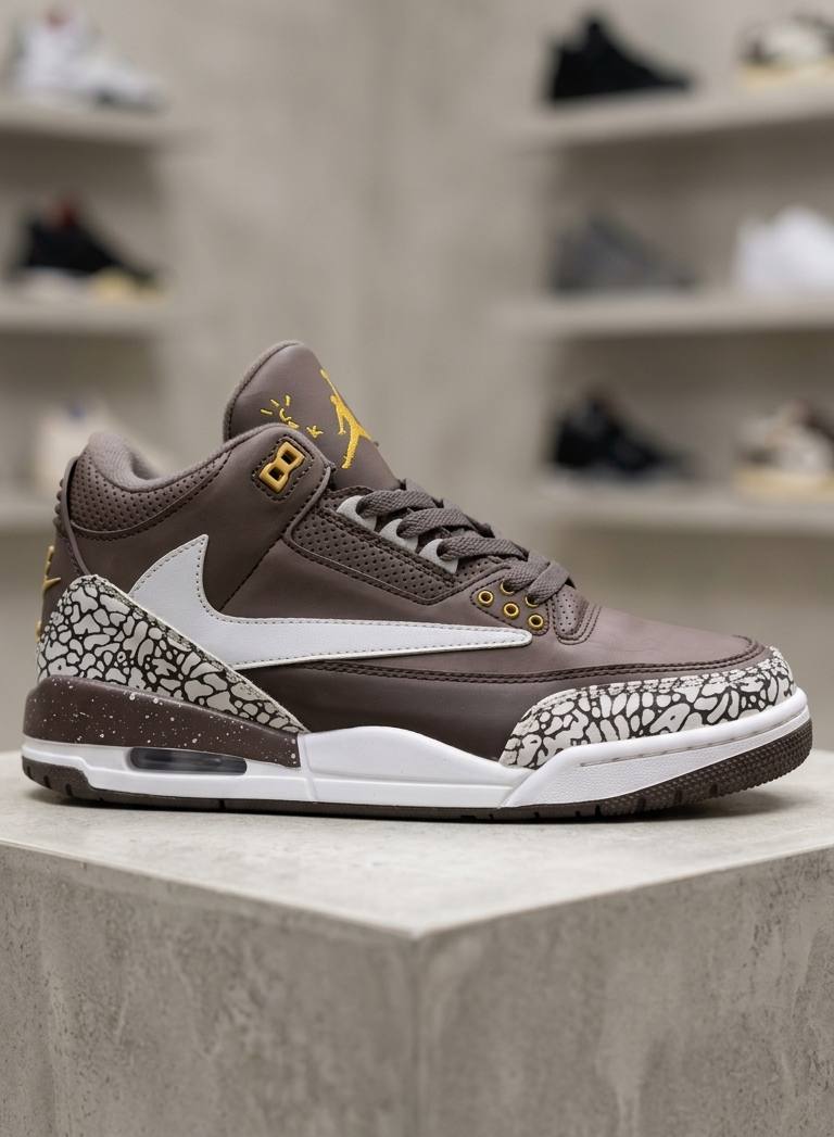 Airjordan 3 X Travis Scott Men's Shoes