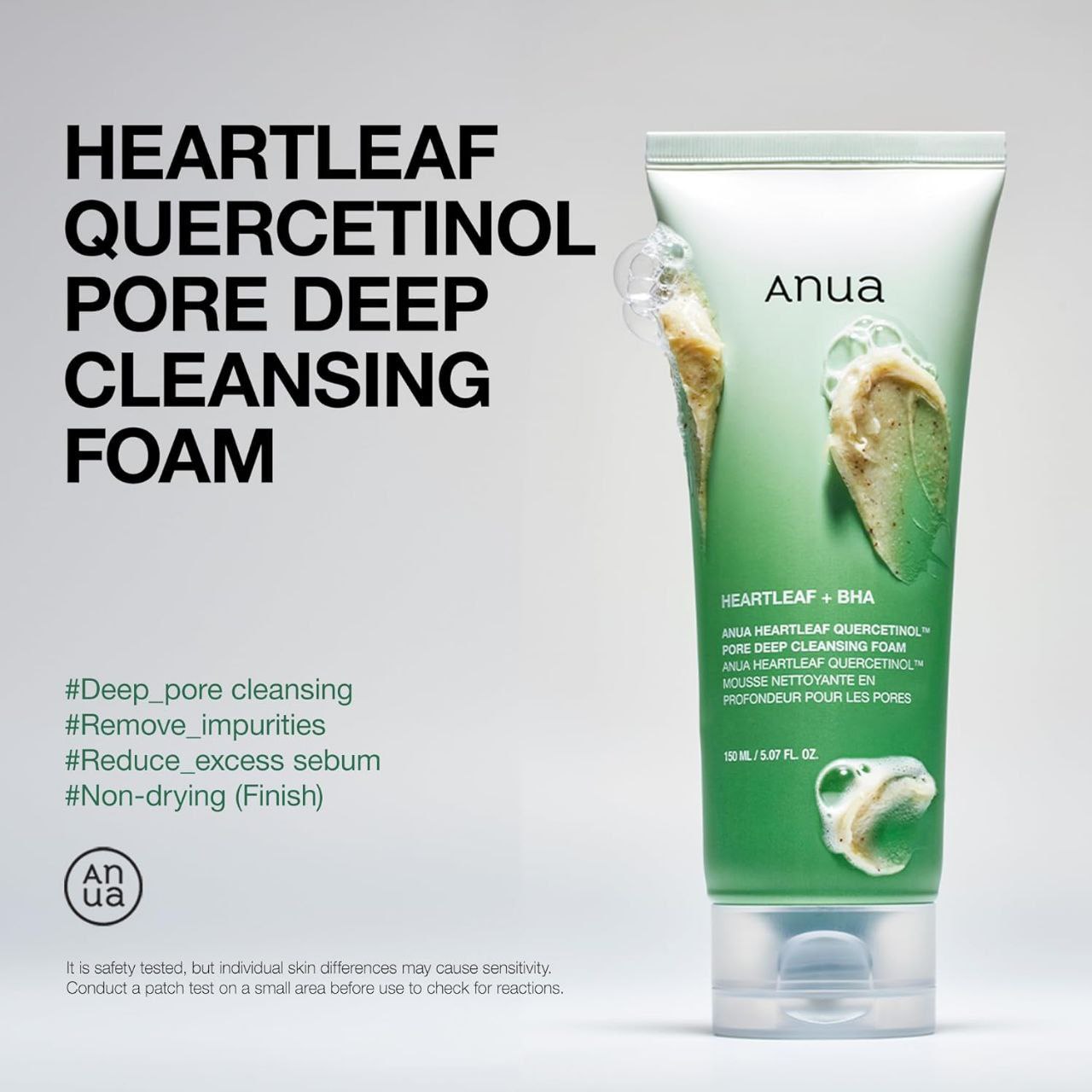 ANUA Heartleaf Quercetinol Cleansing Foam