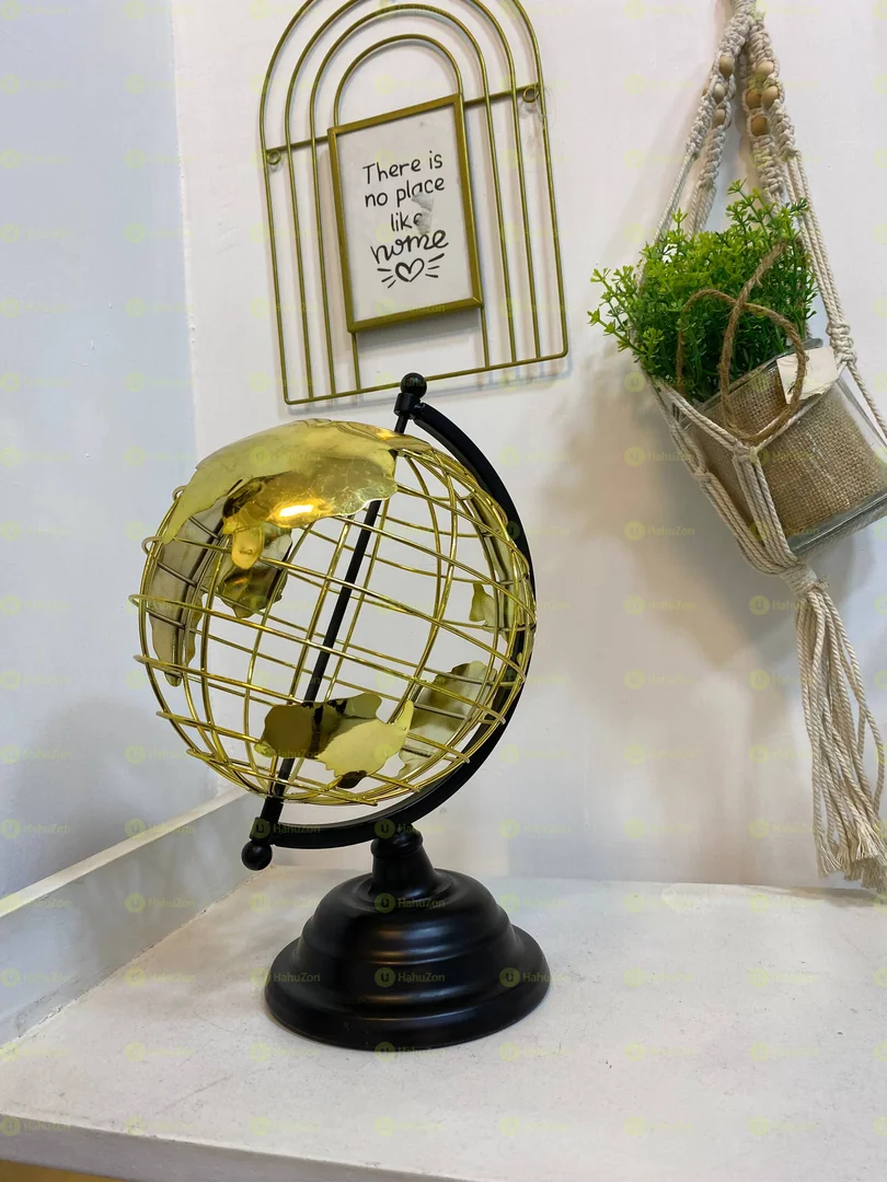 Golden Metal Globe