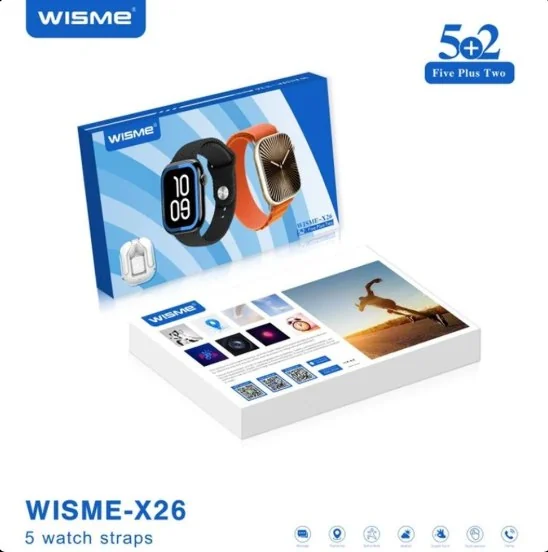 Wisme X26 Smartwatch with Earphone