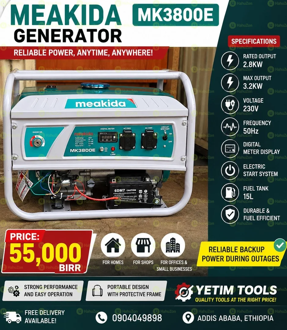 MEAKIDA MK3800E Generator