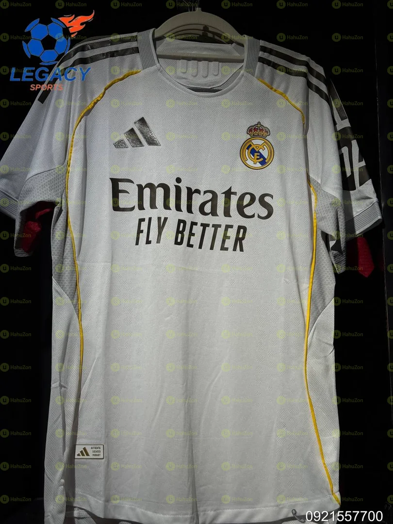 Real Madrid 2025-26 Home Kit Player Version