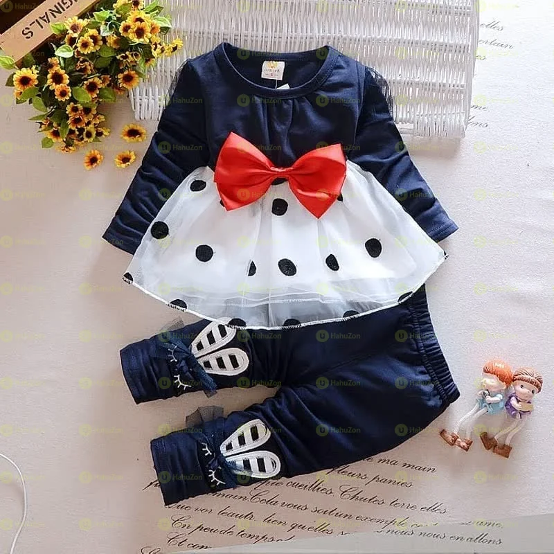 Two-piece Baby Style Princess Girl Long-sleeve
