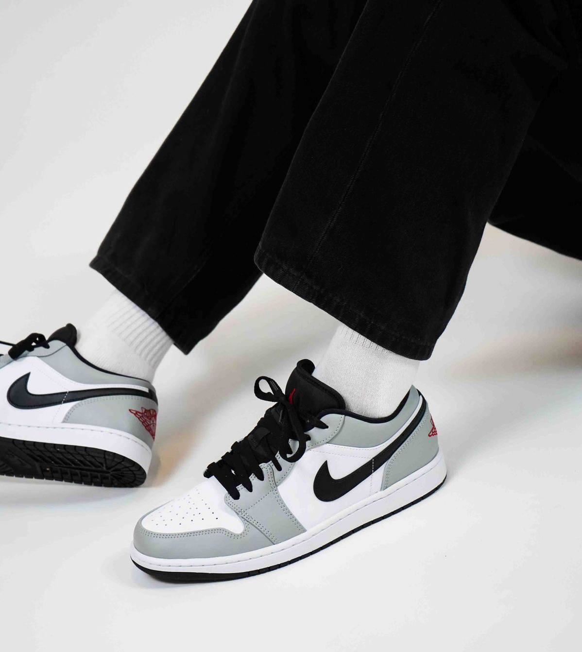 Jordan 1 Low Smoked Shoes