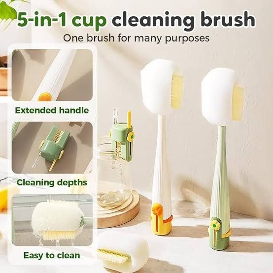 Multifunctional 5in1 Cup Brush