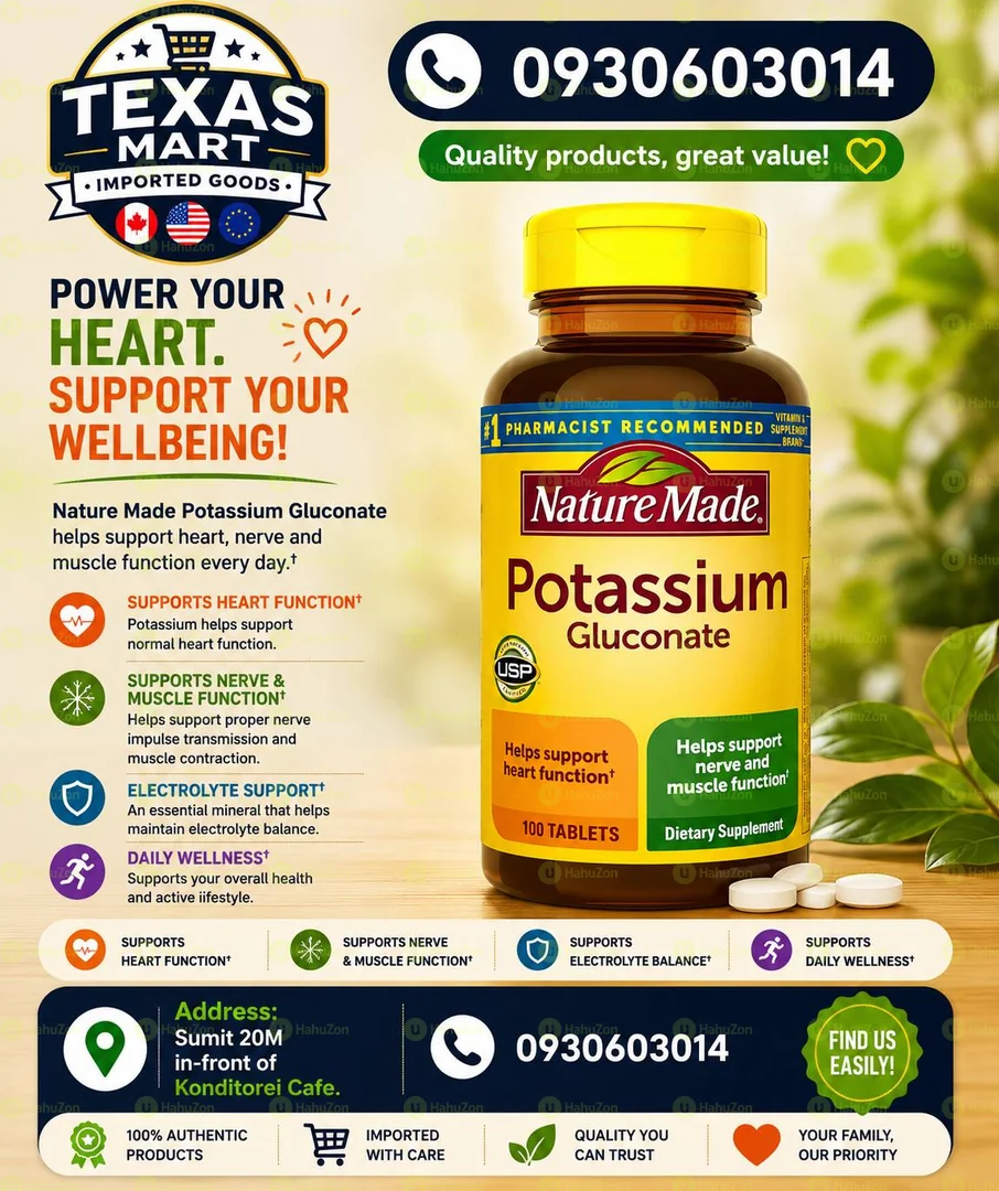 Nature Made Potassium Gluconate