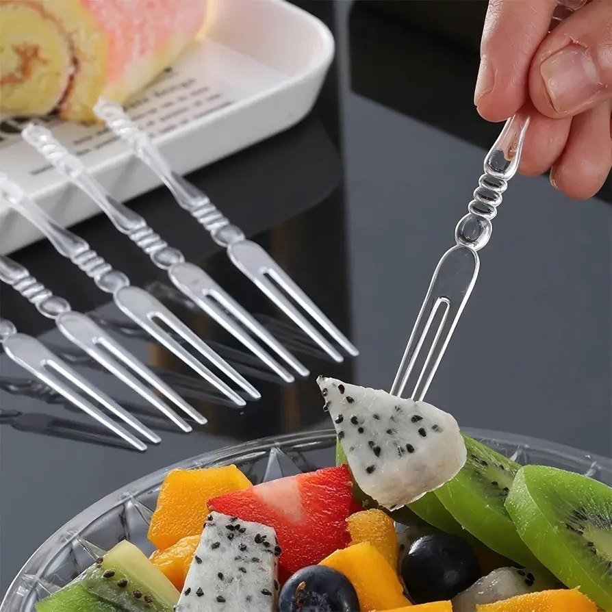 Transparent Plastic Forks
