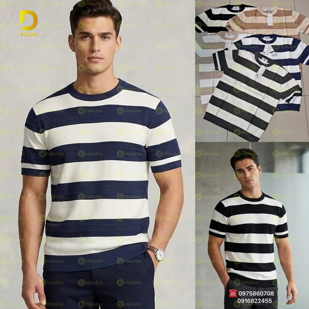Stopped Knit Fabric Tshirt