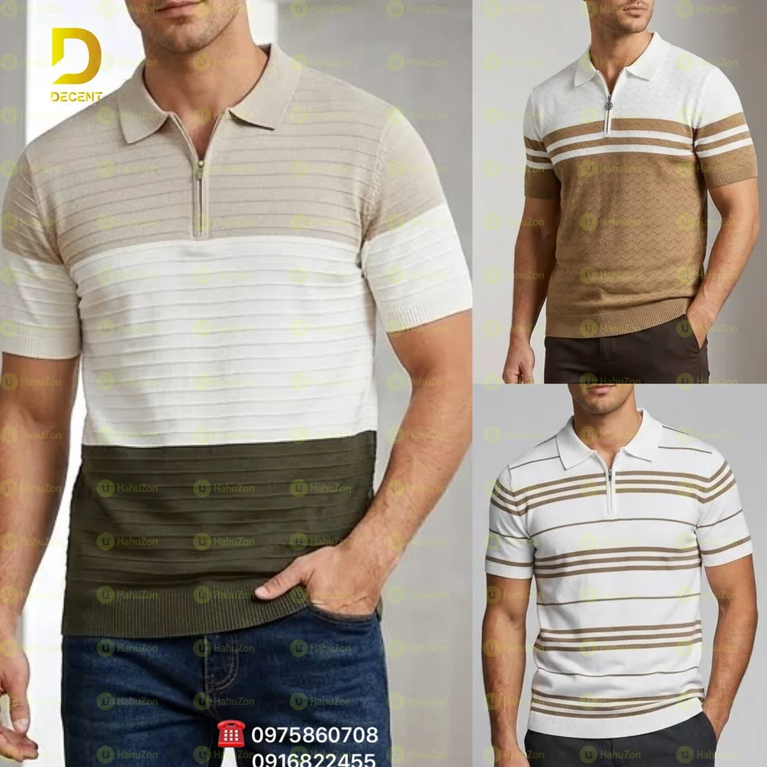City Knit Zip-Polo