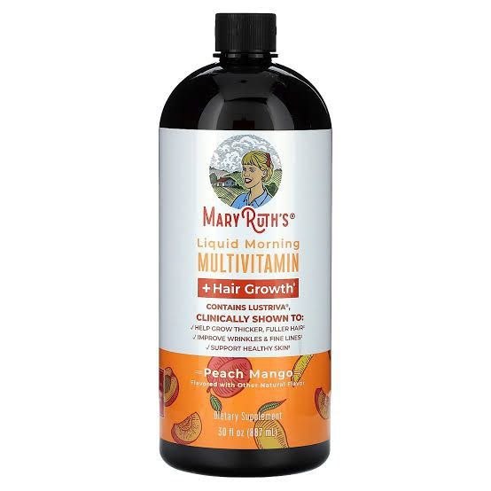 MaryRuth's Liquid Multivitamin +Lustriva Hair Growth