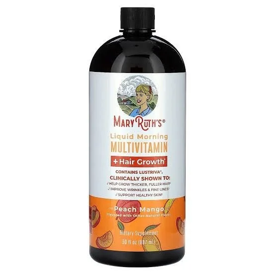 MaryRuth's Liquid Multivitamin +Lustriva Hair Growth