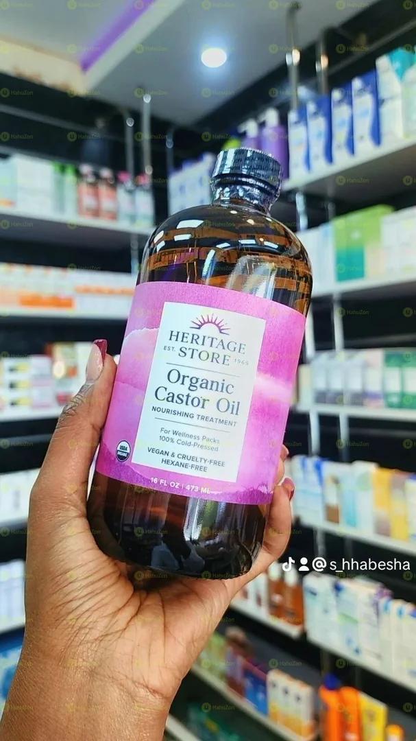 HERITAGE STORE Organic Castor Oil