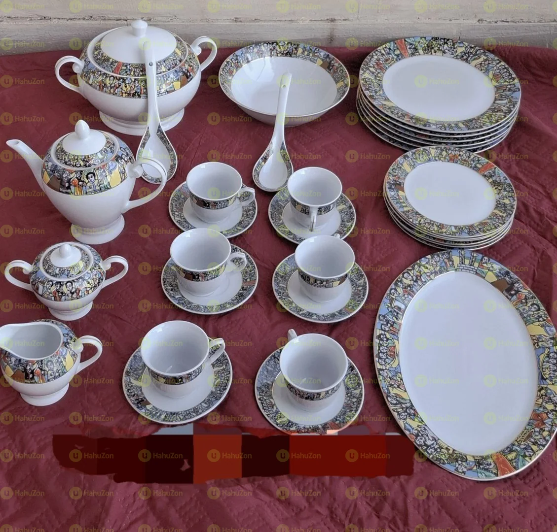 35 Pc Ethiopian Traditional Dinner Set