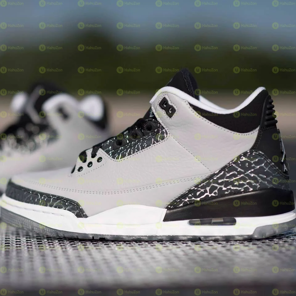 Nike Air Jordan 3 Wolf Grey Men's Shoes