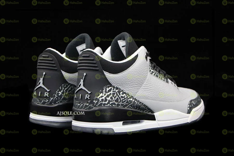 Nike Air Jordan 3 Wolf Grey Men's Shoes