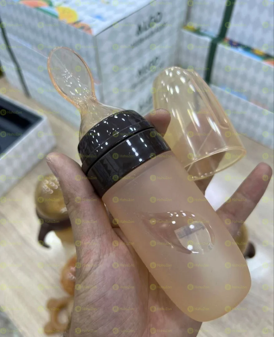 6 Pieces BPA Free Silicone Baby Bottles Or Feeding Sets