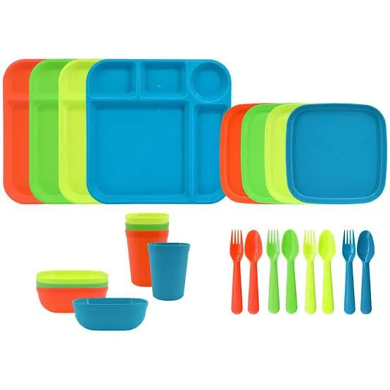 24-Piece Kids' Dinnerware Set