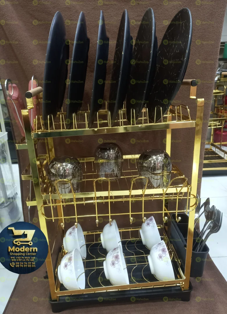 የኦርጂናል ታጠበ እቃ መደርደሪያ